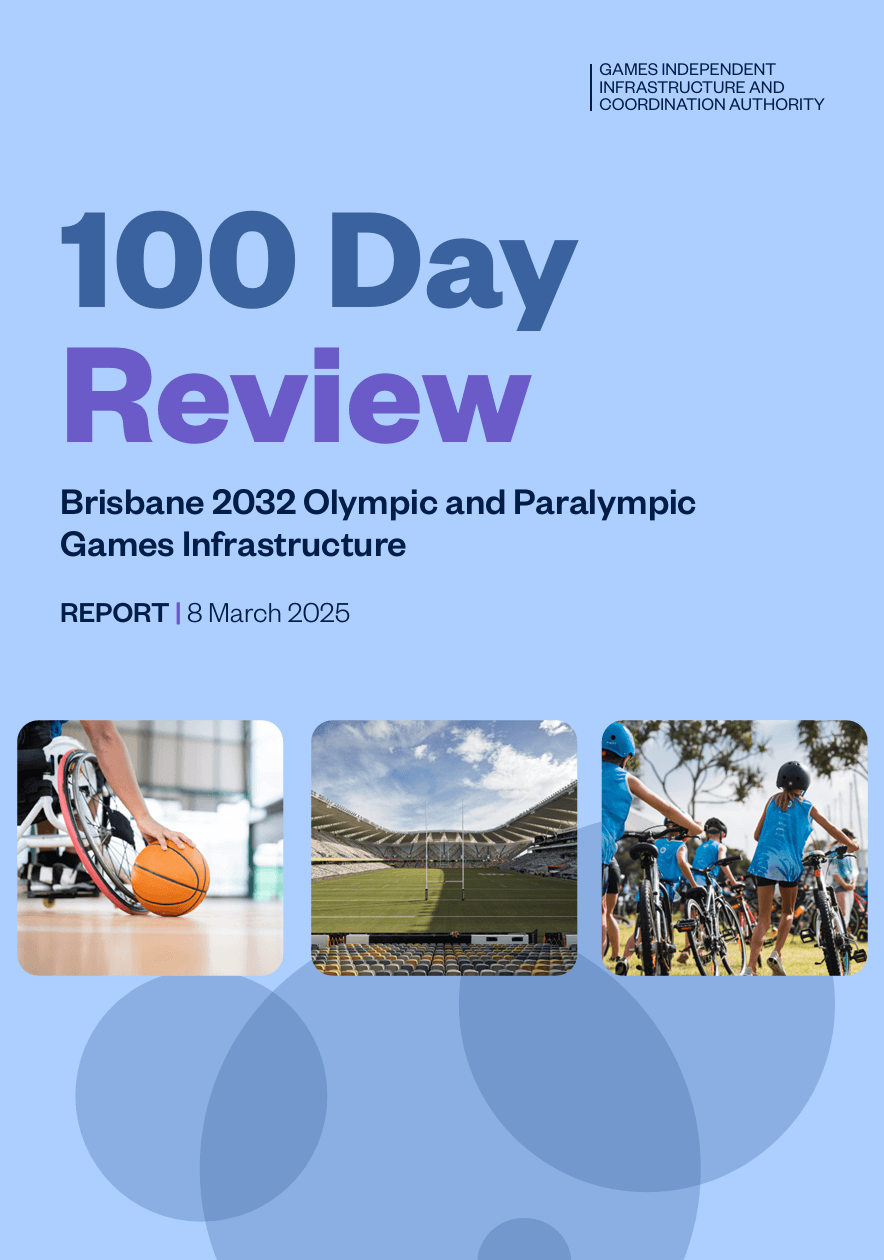 Front cover of the 100 Day Review