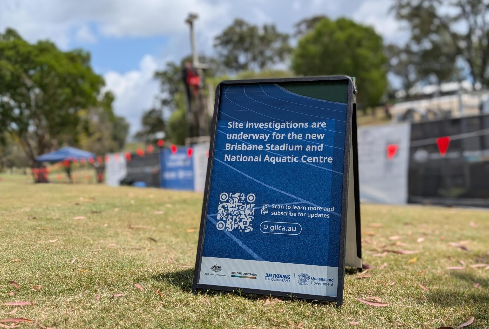 Corflute promote site investigations in Victoria Park